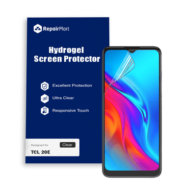 TCL 20E Compatible Premium Hydrogel Screen Protector With Full Coverage Ultra HD